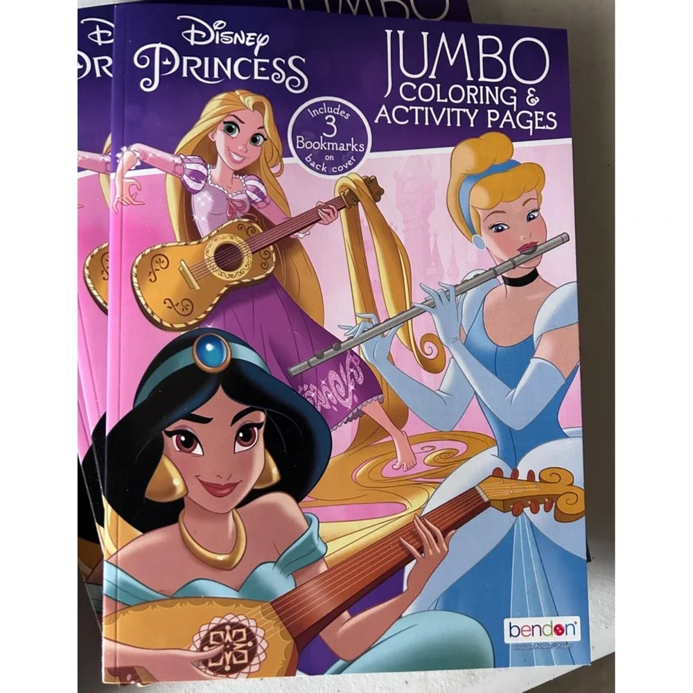 Disney Princess - Jumbo Coloring & Activity Book (Set of 6 Books)